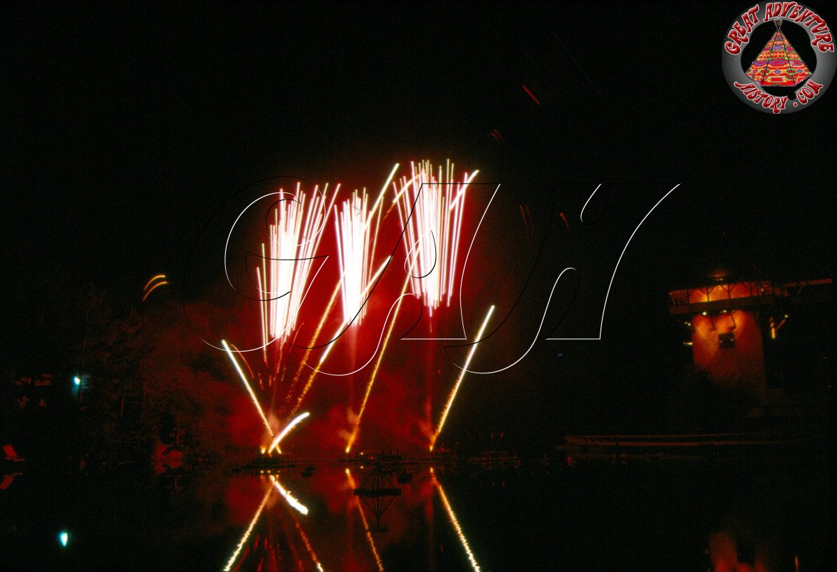 Fort Fireworks At Six Flags Great Adventure